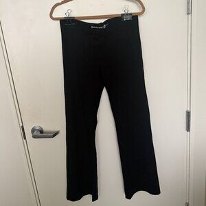Betabrand Womens Dress Pant Yoga Pants Bootcut Black Medium